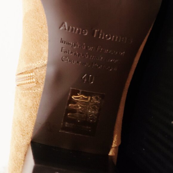 NWOT Anne Thomas Ankle Boots Softy Chestnut Sz 40 - Picture 7 of 8